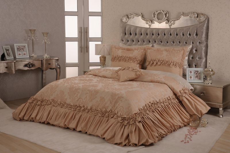 Aybige Çift Kişilik Yatak Örtüsü LilaMor Home Collection Hayatınıza